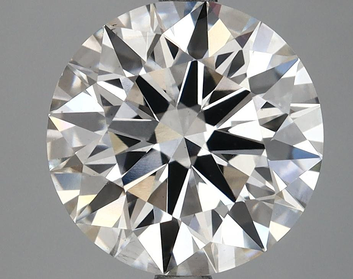 3.7 Carat Round Shaped Ideal Cut VS2 IGI Certified Lab Grown Diamond
