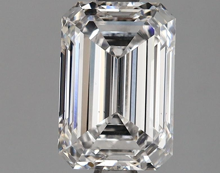 1.69 Carat Emerald Shaped Ideal Cut VS1 IGI Certified Lab Grown Diamond