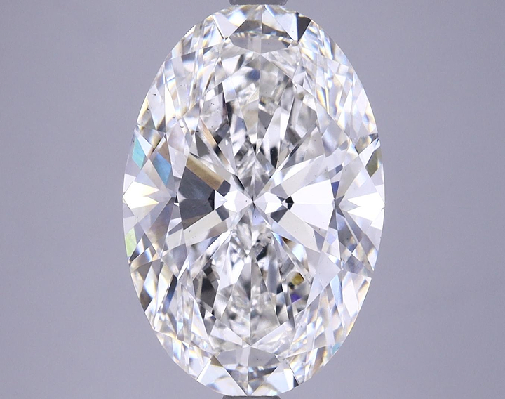 5.38 Carat Oval Shaped Excellent Cut VS2 GIA Certified Lab Grown Diamond