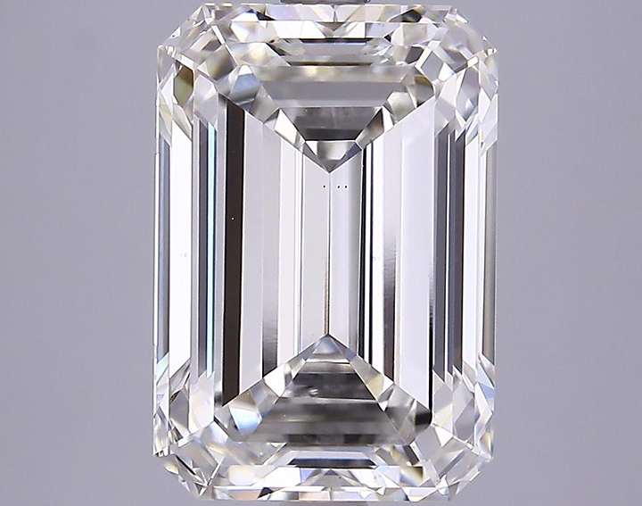 5.01 Carat Emerald Shaped Ideal Cut VS2 GIA Certified Lab Grown Diamond