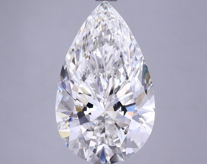 4.83 Carat Pear Shaped Ideal Cut VS1 GIA Certified Lab Grown Diamond