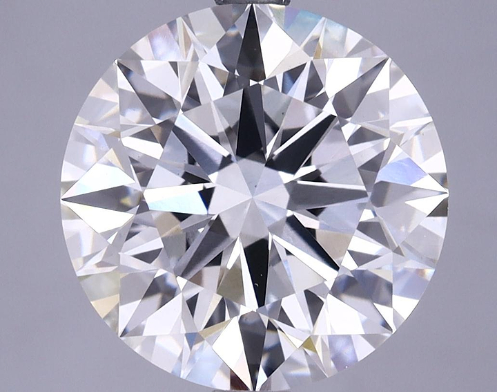 5.09 Carat Round Shaped Excellent Cut VVS2 GIA Certified Lab Grown Diamond