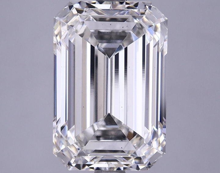 4.71 Carat Emerald Shaped Excellent Cut VS2 GIA Certified Lab Grown Diamond