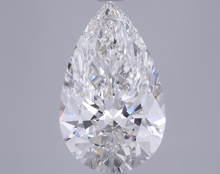 5.1 Carat Pear Shaped Ideal Cut VS1 GIA Certified Lab Grown Diamond