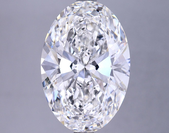 5.26 Carat Oval Shaped Excellent Cut VS2 GIA Certified Lab Grown Diamond