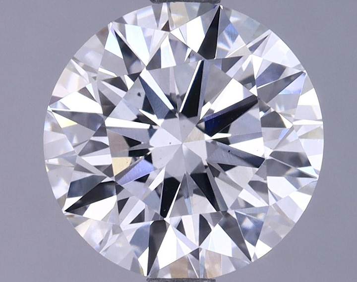 2.11 Carat Round Shaped Excellent Cut VS2 GIA Certified Lab Grown Diamond
