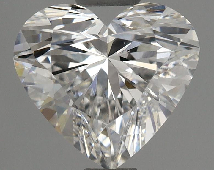 1.33 Carat Heart Shaped Ideal Cut VVS2 IGI Certified Lab Grown Diamond