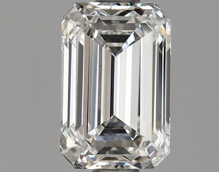 1.42 Carat Emerald Shaped Excellent Cut VVS2 IGI Certified Lab Grown Diamond