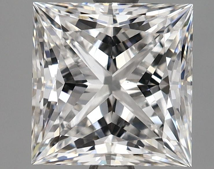 2.65 Carat Princess Shaped Ideal Cut VS1 GIA Certified Lab Grown Diamond
