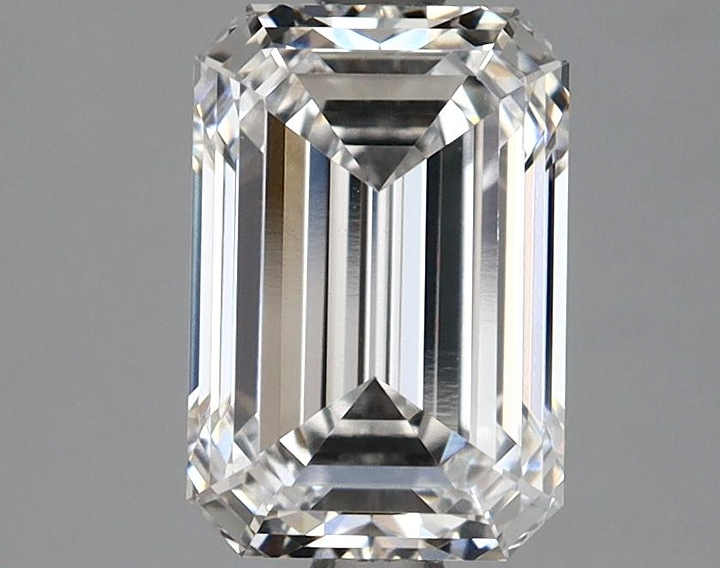 2.12 Carat Emerald Shaped Ideal Cut VS1 GIA Certified Lab Grown Diamond