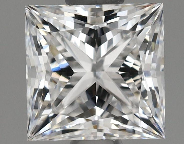 1.06 Carat Princess Shaped Very Good Cut VVS1 GIA Certified Lab Grown Diamond