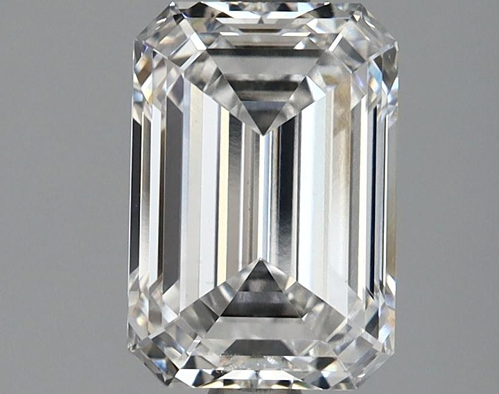 2.15 Carat Emerald Shaped Very Good Cut VVS2 GIA Certified Lab Grown Diamond