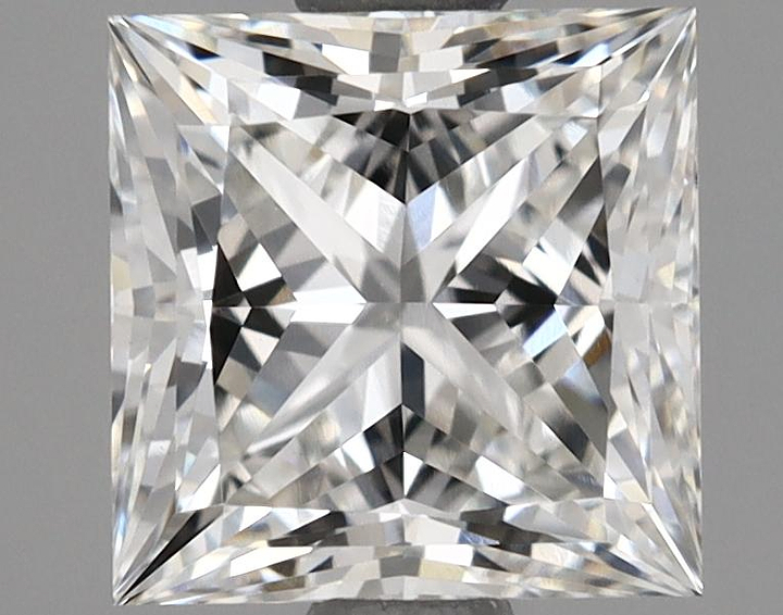 1.54 Carat Princess Shaped Ideal Cut VVS2 IGI Certified Lab Grown Diamond