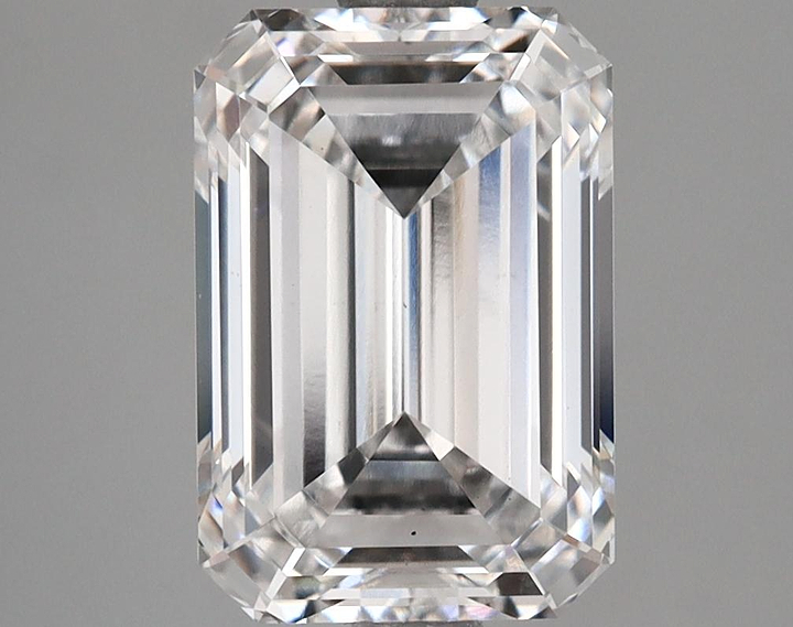 2.92 Carat Emerald Shaped Ideal Cut VS1 IGI Certified Lab Grown Diamond