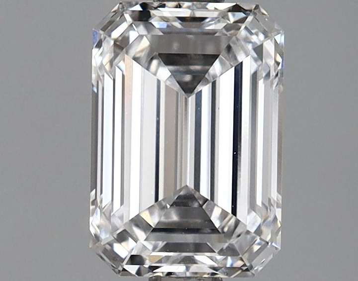 1.6 Carat Emerald Shaped Ideal Cut VVS2 IGI Certified Lab Grown Diamond
