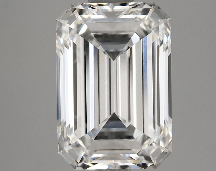 2.69 Carat Emerald Shaped Ideal Cut VS1 GIA Certified Lab Grown Diamond
