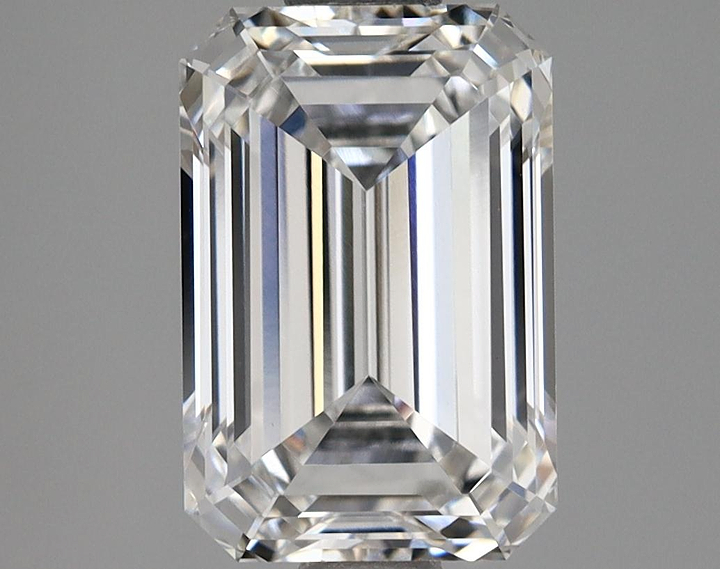 1.69 Carat Emerald Shaped Excellent Cut VVS2 IGI Certified Lab Grown Diamond