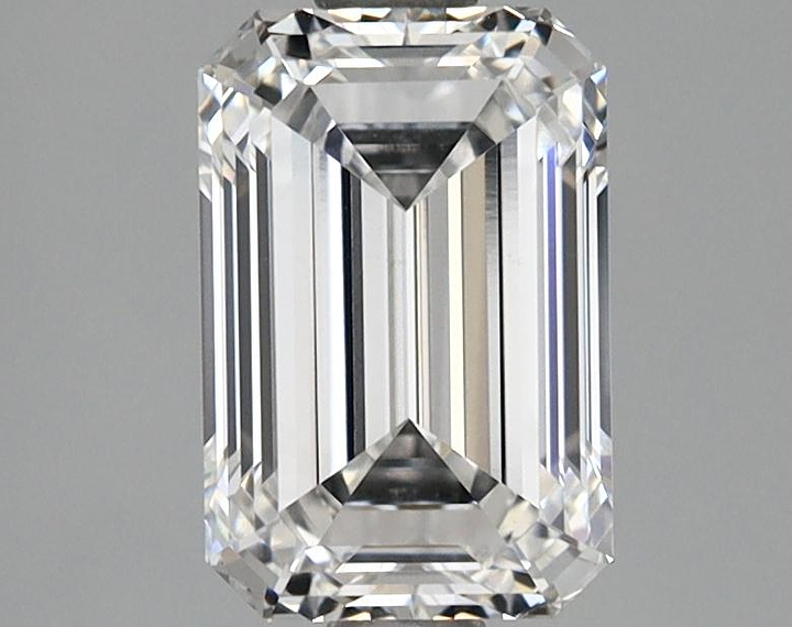 1.69 Carat Emerald Shaped Excellent Cut VVS2 IGI Certified Lab Grown Diamond