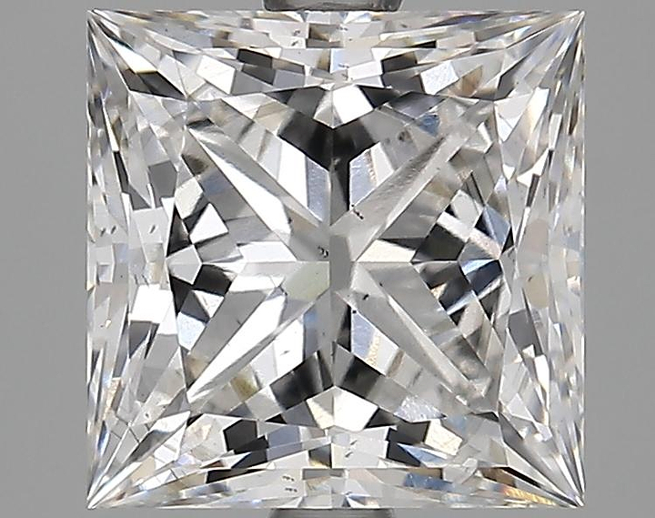 3.01 Carat Princess Shaped Ideal Cut SI1 IGI Certified Lab Grown Diamond