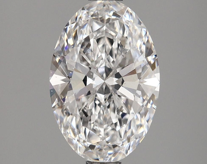 1.65 Carat Oval Shaped Ideal Cut VS2 IGI Certified Lab Grown Diamond