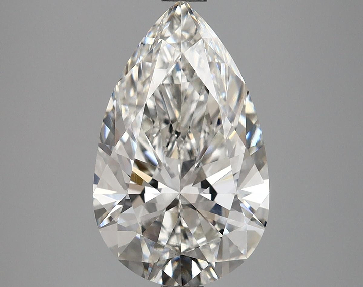 3.05 Carat Pear Shaped Ideal Cut VS1 IGI Certified Lab Grown Diamond
