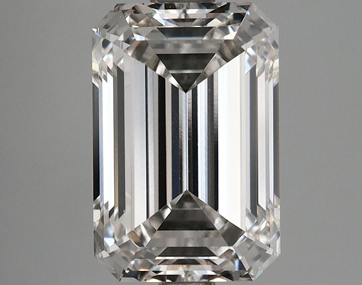 3.01 Carat Emerald Shaped Excellent Cut VS1 IGI Certified Lab Grown Diamond