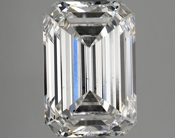 2.69 Carat Emerald Shaped Ideal Cut VS2 IGI Certified Lab Grown Diamond