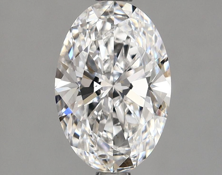 1.62 Carat Oval Shaped Excellent Cut VVS2 IGI Certified Lab Grown Diamond