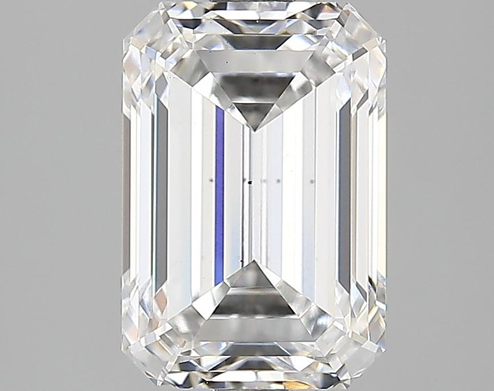 2.66 Carat Emerald Shaped Ideal Cut VS2 IGI Certified Lab Grown Diamond