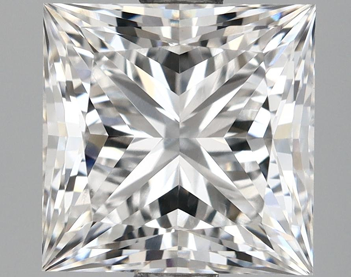 2.05 Carat Princess Shaped Ideal Cut VS1 IGI Certified Lab Grown Diamond