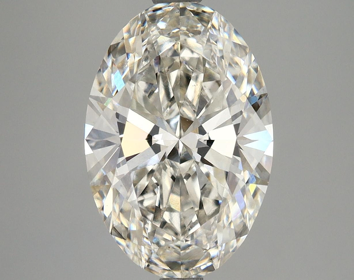 3.51 Carat Oval Shaped Ideal Cut SI1 IGI Certified Lab Grown Diamond