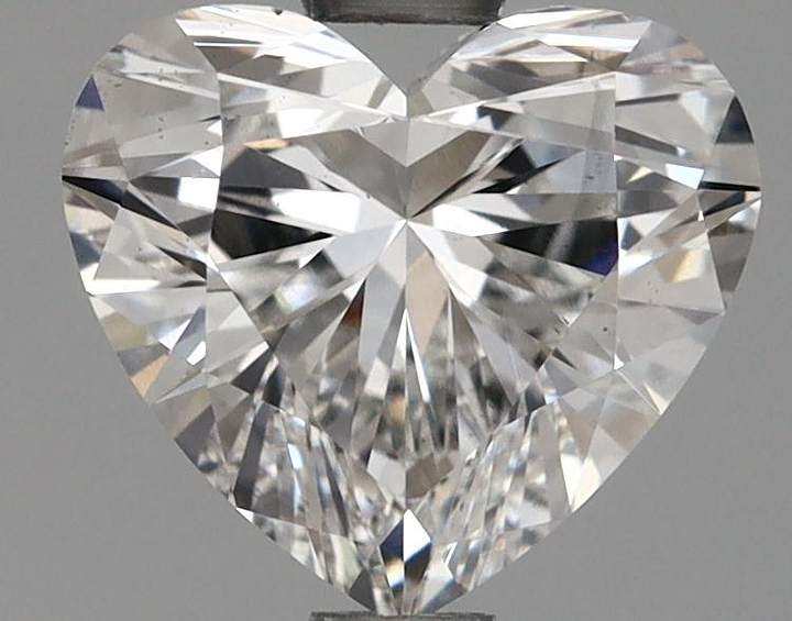 1.38 Carat Heart Shaped Ideal Cut VS2 IGI Certified Lab Grown Diamond