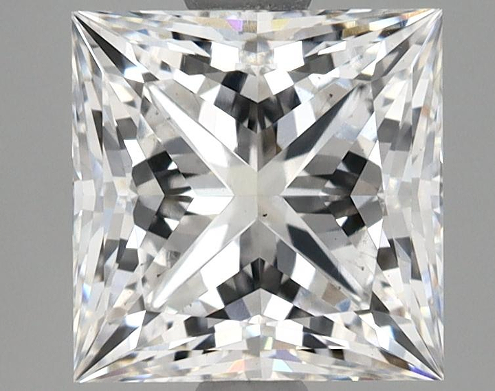 2.69 Carat Princess Shaped Ideal Cut VS2 IGI Certified Lab Grown Diamond