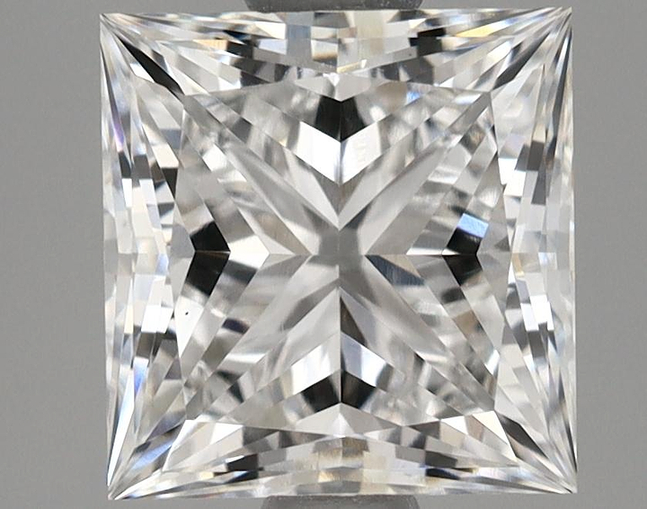1.86 Carat Princess Shaped Ideal Cut VS1 IGI Certified Lab Grown Diamond