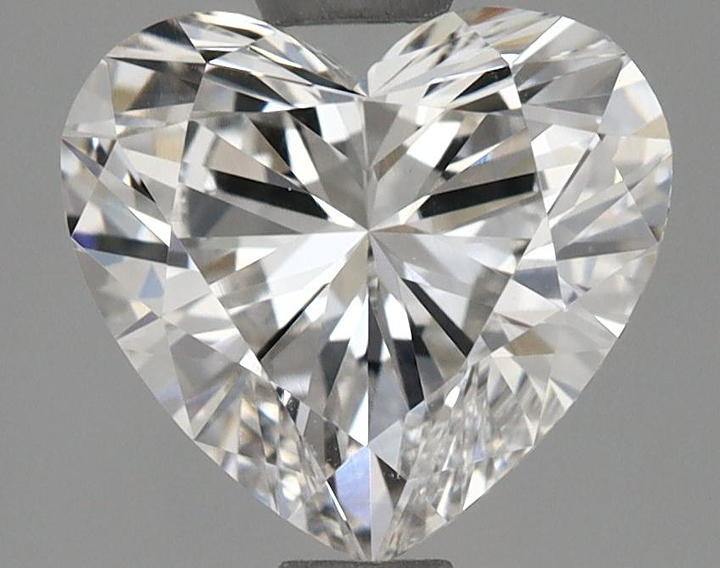1.36 Carat Heart Shaped Ideal Cut VVS2 IGI Certified Lab Grown Diamond