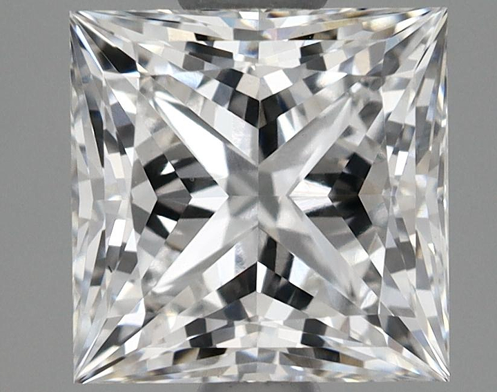 1.69 Carat Princess Shaped Ideal Cut VVS2 IGI Certified Lab Grown Diamond