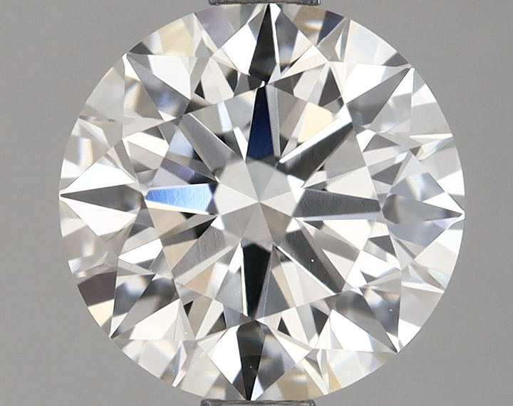 1.69 Carat Round Shaped Ideal Cut VVS2 IGI Certified Lab Grown Diamond