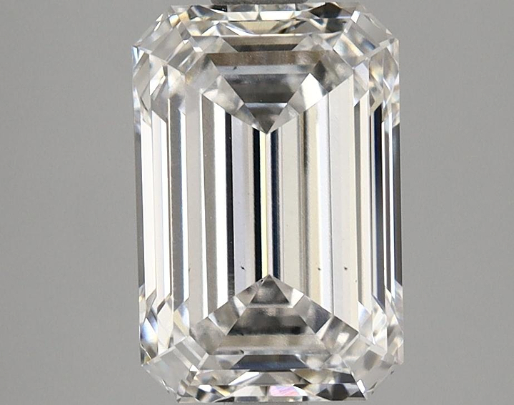 2.82 Carat Emerald Shaped Excellent Cut VS1 IGI Certified Lab Grown Diamond