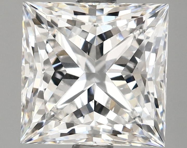 2.69 Carat Princess Shaped Ideal Cut VS1 IGI Certified Lab Grown Diamond