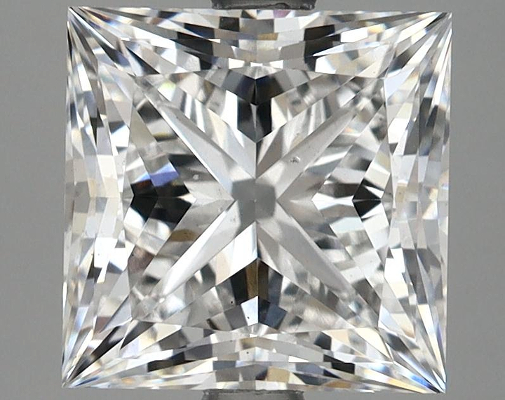 3.54 Carat Princess Shaped Ideal Cut VS2 IGI Certified Lab Grown Diamond