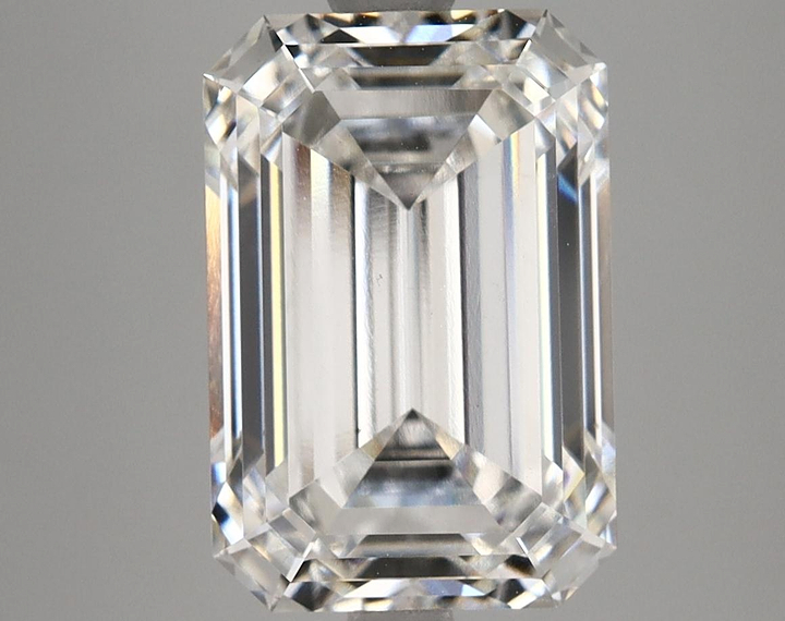 5.52 Carat Emerald Shaped Ideal Cut VS1 IGI Certified Lab Grown Diamond