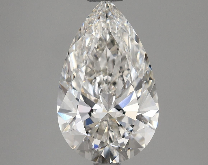 2.17 Carat Pear Shaped Ideal Cut VVS2 IGI Certified Lab Grown Diamond