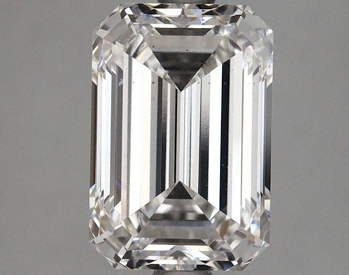 2.92 Carat Emerald Shaped Excellent Cut VS2 IGI Certified Lab Grown Diamond