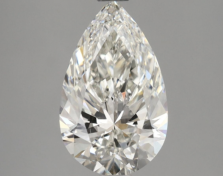 2.5 Carat Pear Shaped Ideal Cut VS1 IGI Certified Lab Grown Diamond