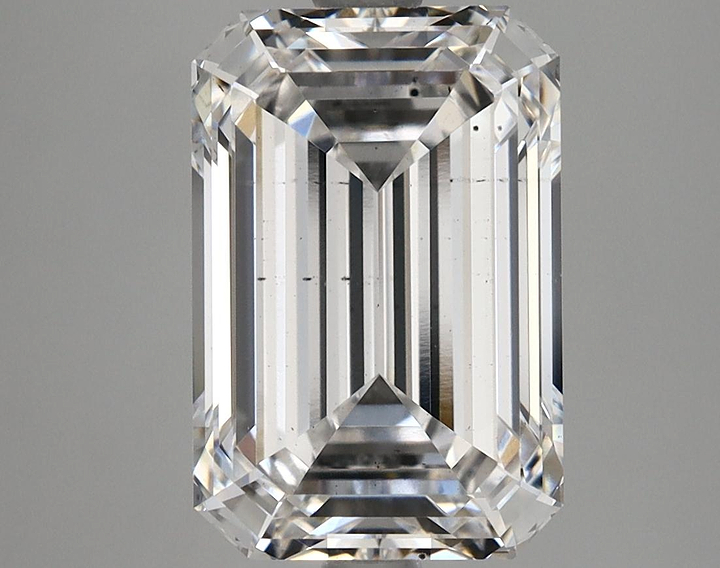 4.65 Carat Emerald Shaped Excellent Cut VS2 IGI Certified Lab Grown Diamond