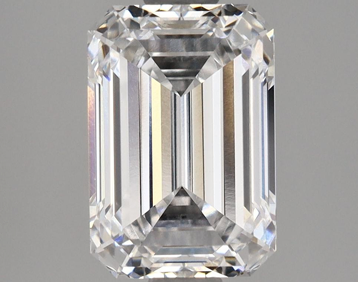 1.91 Carat Emerald Shaped Ideal Cut VVS2 IGI Certified Lab Grown Diamond