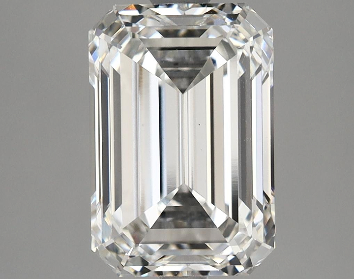 3.69 Carat Emerald Shaped Excellent Cut VS1 IGI Certified Lab Grown Diamond