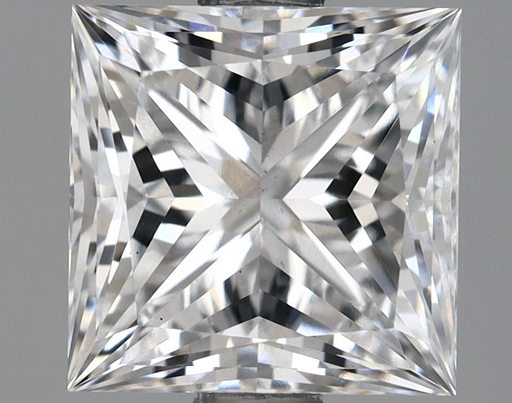 1.69 Carat Princess Shaped Ideal Cut VS1 IGI Certified Lab Grown Diamond