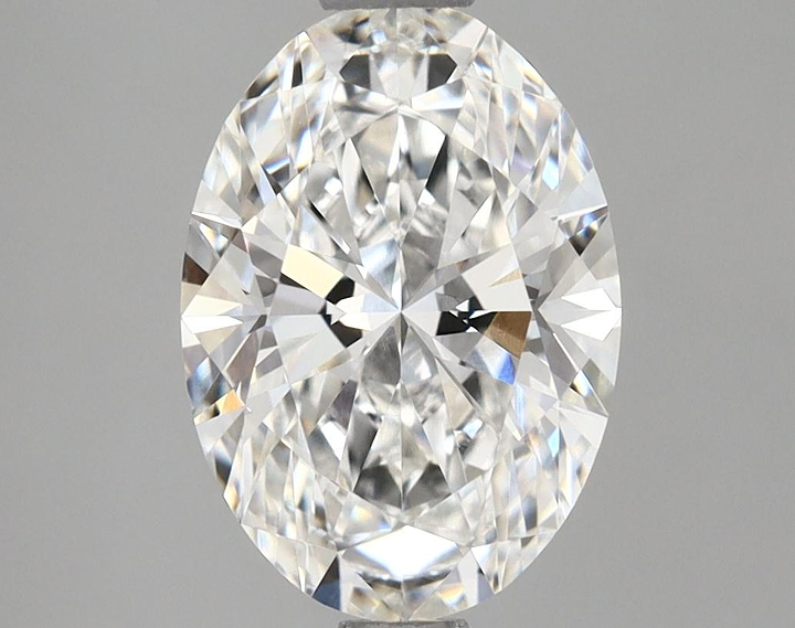 1.69 Carat Oval Shaped Ideal Cut VVS2 IGI Certified Lab Grown Diamond