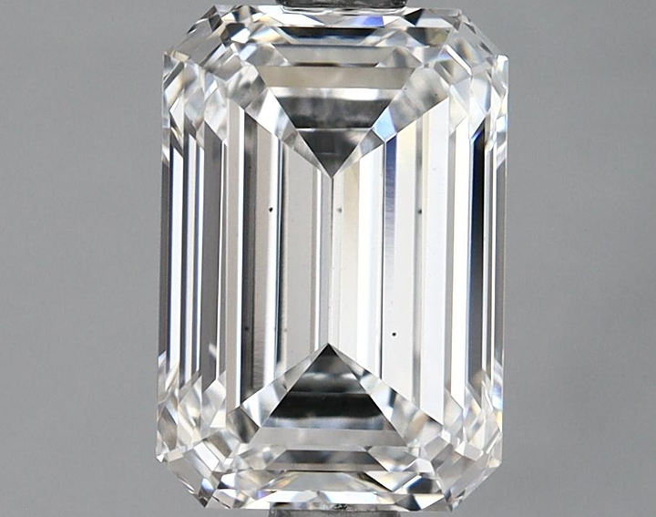 1.69 Carat Emerald Shaped Ideal Cut VS1 IGI Certified Lab Grown Diamond